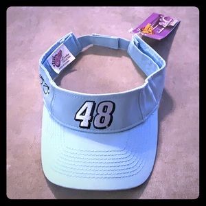 🆕 Jimmie Johnson 48 Light Blue Visor